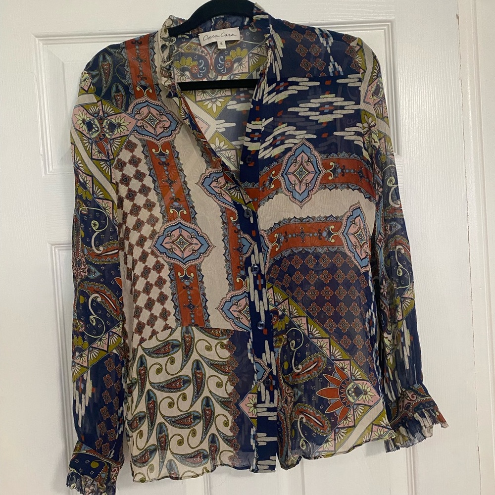 Cara Cara Multicolor Floral Blouse